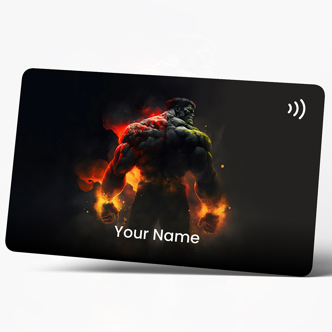 Marvel Theme - Hulk PVC Card 1