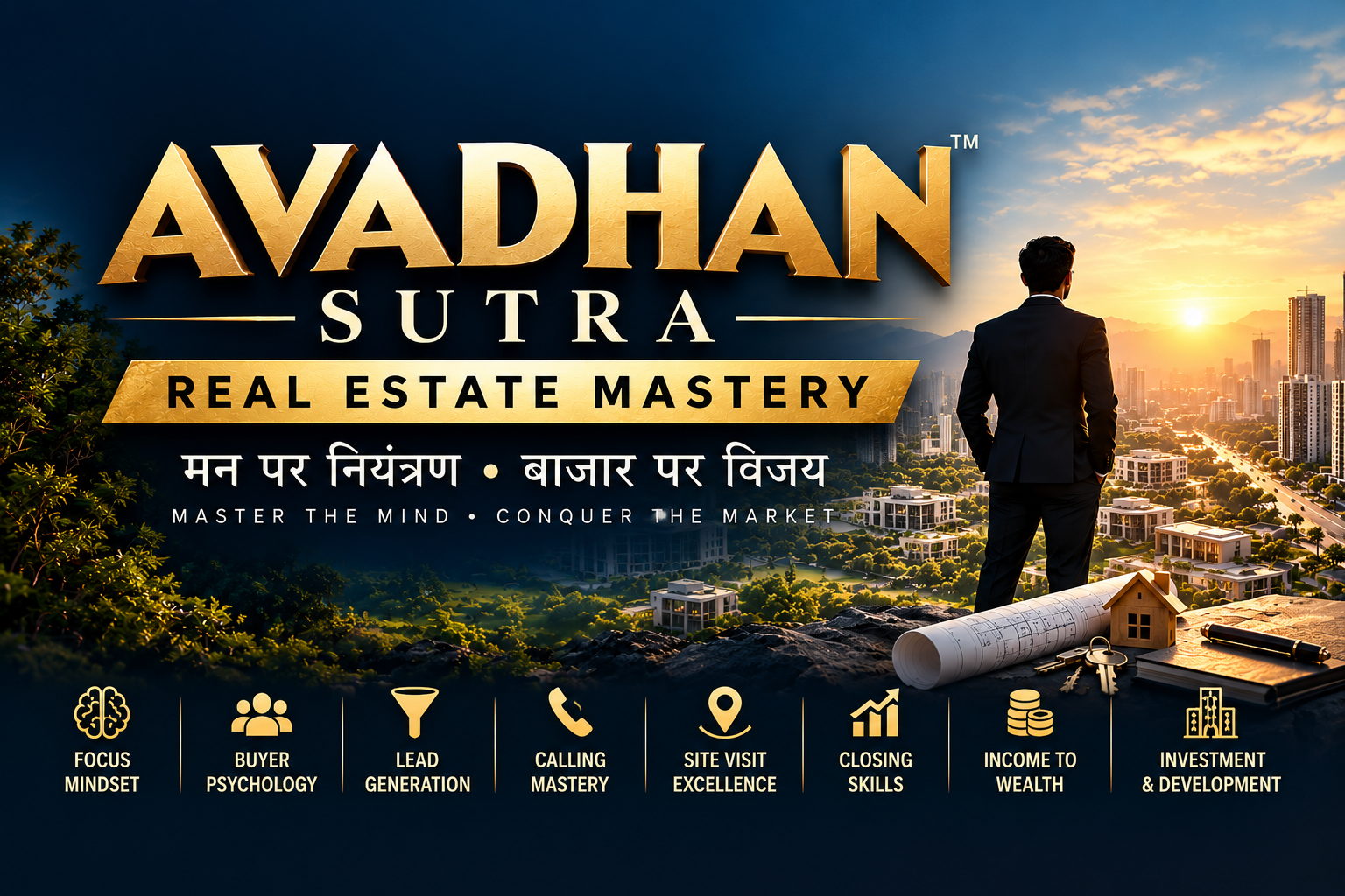 AVADHAN SUTRA — REAL ESTATE MASTERY  मन पर नियंत्रण • बाजार पर विजय